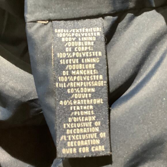 Abercrombie & Fitch Men’s Gray Puffer Jacket Large – Down Fill, Warm, Hooded - Picture 4 of 8